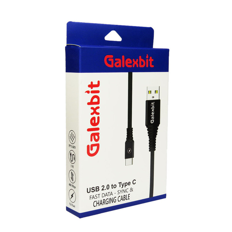 کابل تبدیل USB به USB-C گلکسبیت مدل CG طول 1 متر