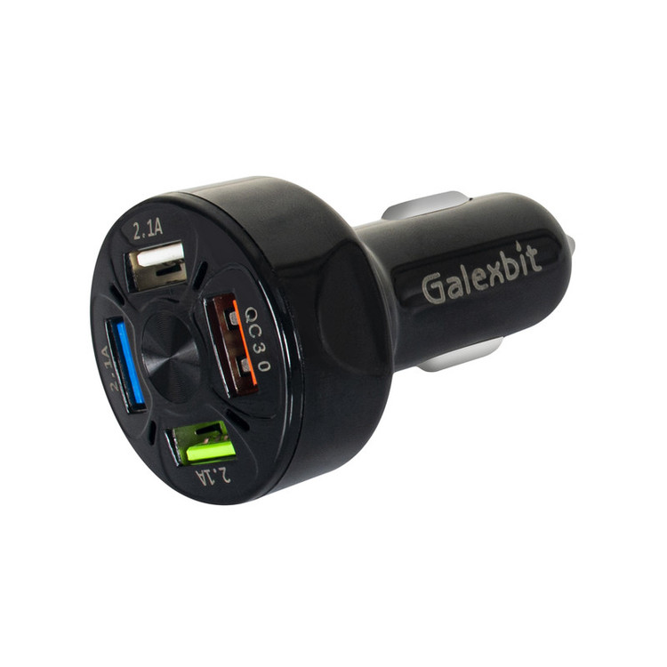 شارژر فندکی گلکسبیت مدل GCH24 به همراه کابل تبدیل microUSB