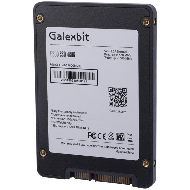 حافظه SSD گلکس بیت مدل G500 ظرفیت 480 گیگابایت