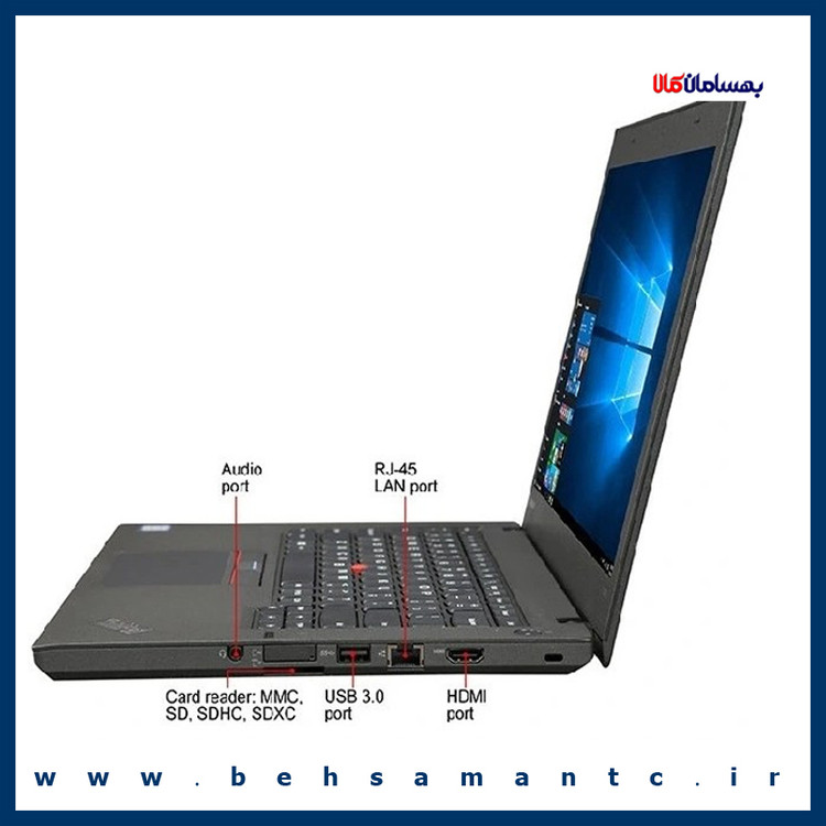 لپ تاپ لنوو استوک مدل lenovo thinkpad T460 |Ram16GB DDR4 |512GB SSD | I5 | INTEL