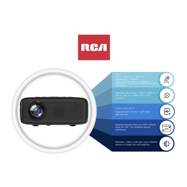 مینی ویدئو پروژکتور آر سی اِی مدل RCA RPJ280