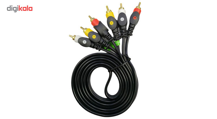 کابل 3 جک RCA به 3 جک RCA مدل AV به طول 1.5 متر