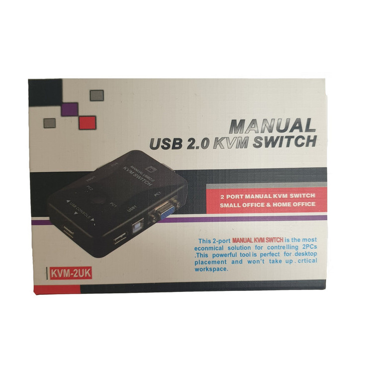 سوییچ دو پورت KVM مدل KVM-2UK