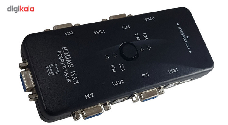 سوییچ چهار پورت KVM مدل FJ-4UK