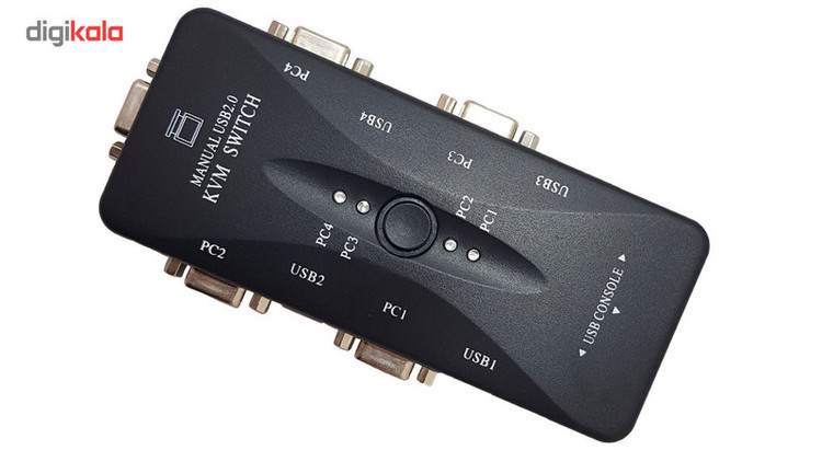سوییچ چهار پورت KVM مدل FJ-4UK
