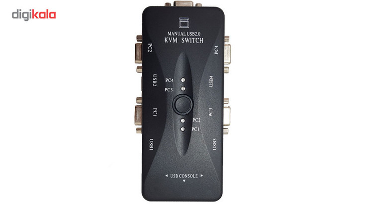 سوییچ چهار پورت KVM مدل FJ-4UK