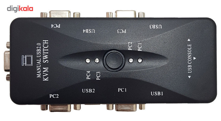 سوییچ چهار پورت KVM مدل FJ-4UK