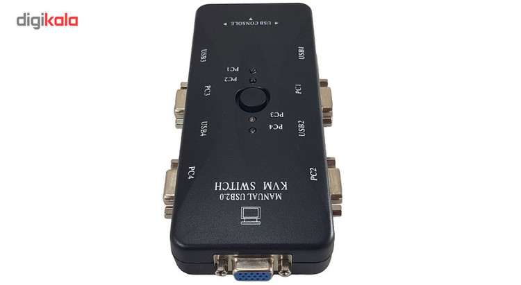 سوییچ چهار پورت KVM مدل FJ-4UK