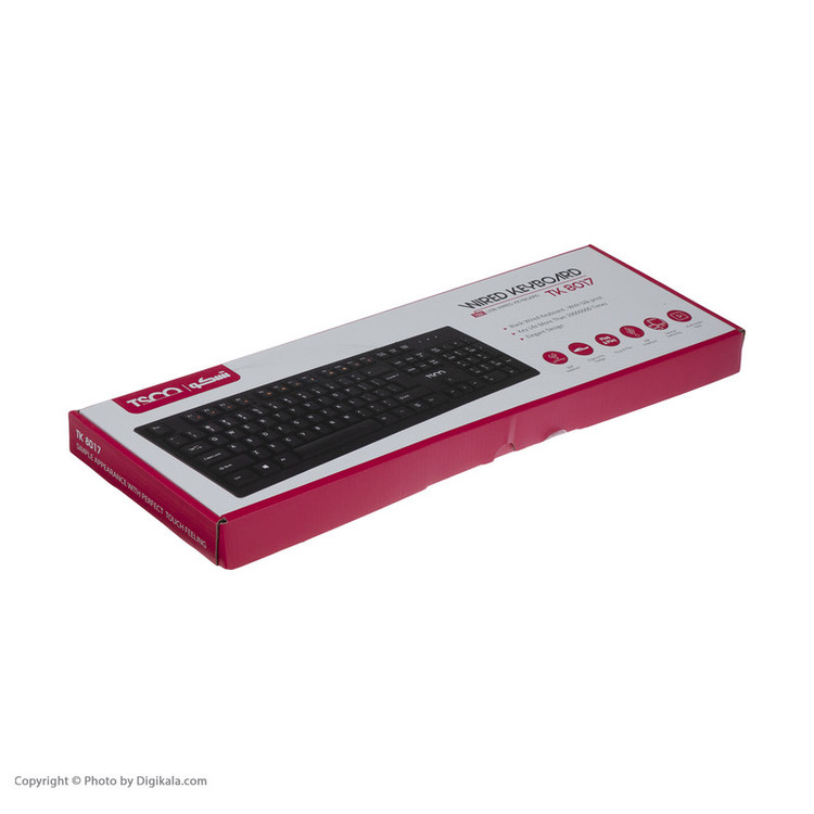 کیبورد تسکو مدل TK8017