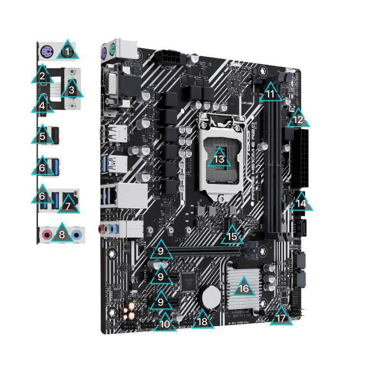 مادربرد ایسوس مدل PRIME H510M-E