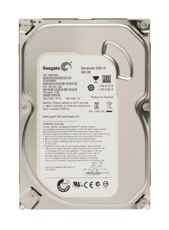 هارد دیسک داخلی ۵۰۰ گیگابایت سیگیت مدل Barracuda 7200.12 - سرعت ۷۲۰۰ RPM - پارت نامبر9SL142-044