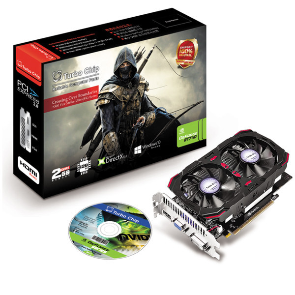 کارت گرافیک توربو چیپ مدل TYPHOON GT740-2GB-DDR5 استوک