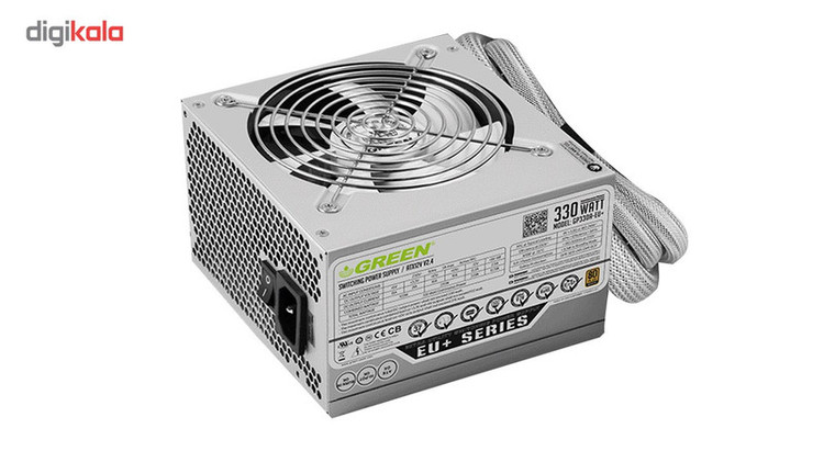 منبع تغذیه کامپیوتر گرین مدل GP330A-EU-PLUS استوک
