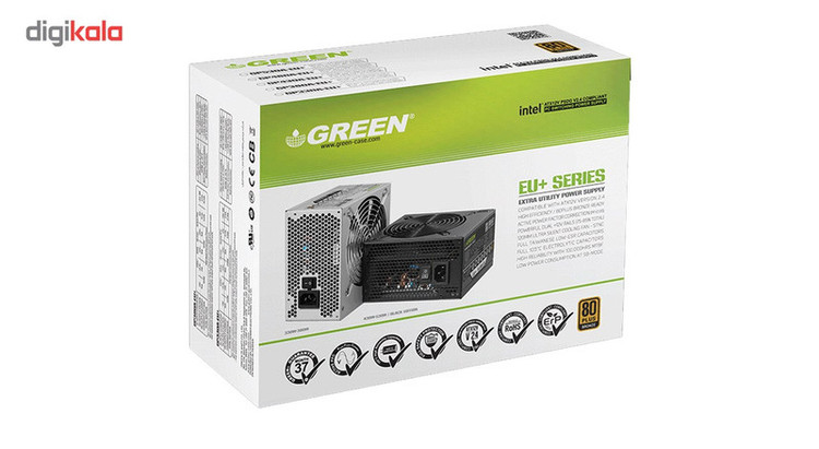 منبع تغذیه کامپیوتر گرین مدل GP330A-EU-PLUS استوک