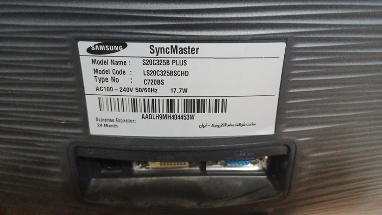 مانیتور سامسونگ S20C325B Plus سایز 20 اینچ استوک