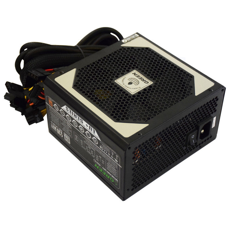 منبع تغذیه کامپیوتر گرین مدل GP530A-EU plus