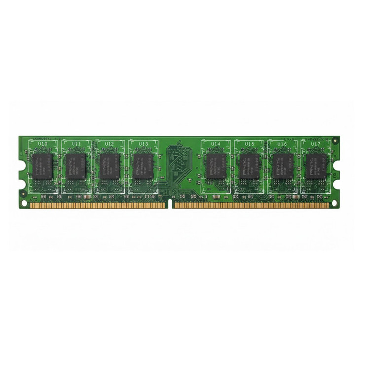 رم دسکتاپ پی ان وای DDR2 تک کاناله 800 مگاهرتز CL6 مدل DDR2 800 DIMM ظرفیت 2 گیگابایت