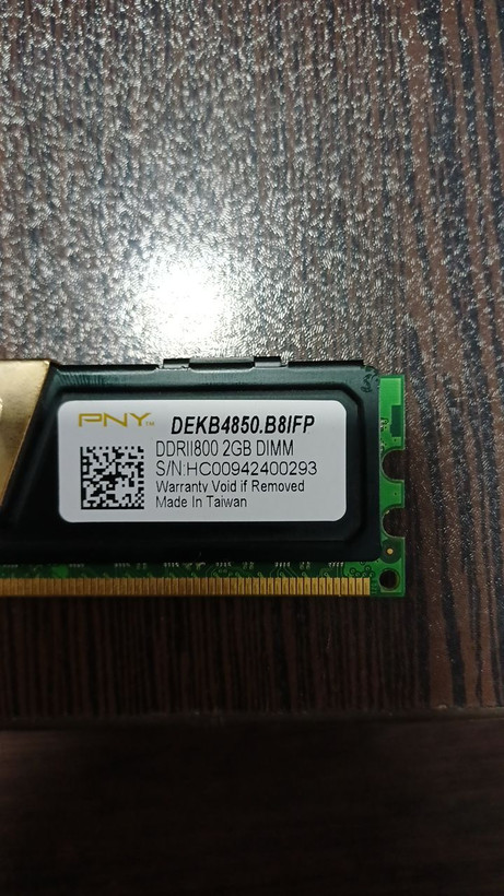رم دسکتاپ پی ان وای DDR2 تک کاناله 800 مگاهرتز CL6 مدل DDR2 800 DIMM ظرفیت 2 گیگابایت