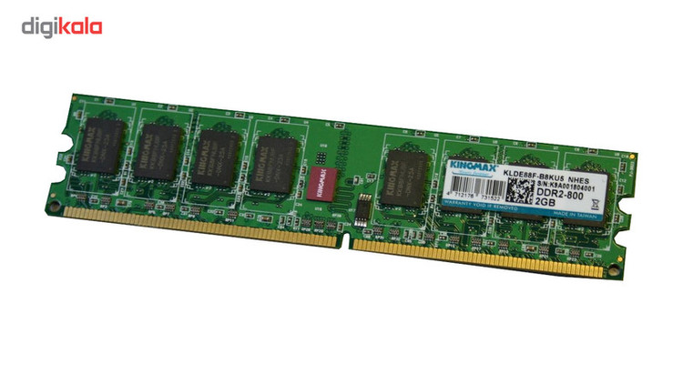 رم دسکتاپ DDR2 تک کاناله 800 مگاهرتز کینگ مکس ظرفیت 2 گیگابایت