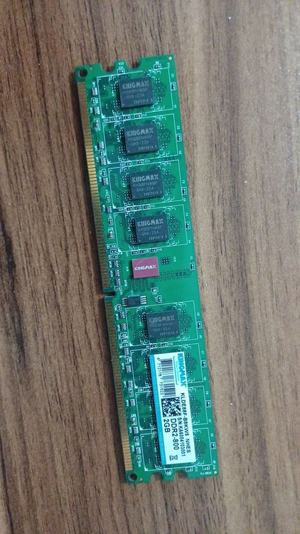 رم دسکتاپ DDR2 تک کاناله 800 مگاهرتز کینگ مکس ظرفیت 2 گیگابایت