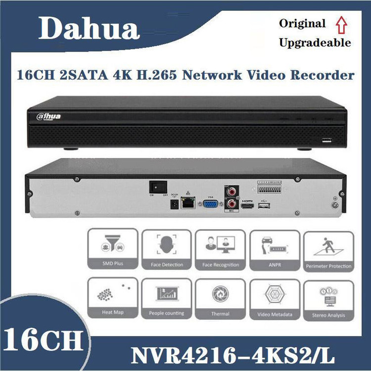 ضبط کننده ویدیویی داهوا مدل DHI-NVR4216-4KS2/L استوک