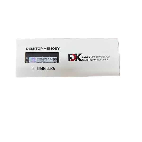 رم دسکتاپ DDR4 تک کاناله 3200 مگاهرتز CL22 فدک مدل A1 ظرفیت 16 گیگابایت