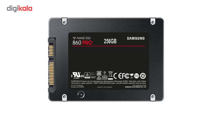 حافظه SSD سامسونگ مدل 860 پرو ظرفیت 256 گیگابایت استوک