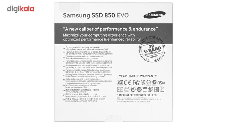 اس اس دی اینترنال سامسونگ مدل 850 Evo ظرفیت 250 گیگابایت استوک