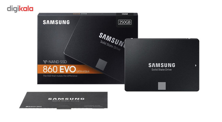 اس اس دی سامسونگ مدل 860 Evo ظرفیت 250 گیگابایت استوک