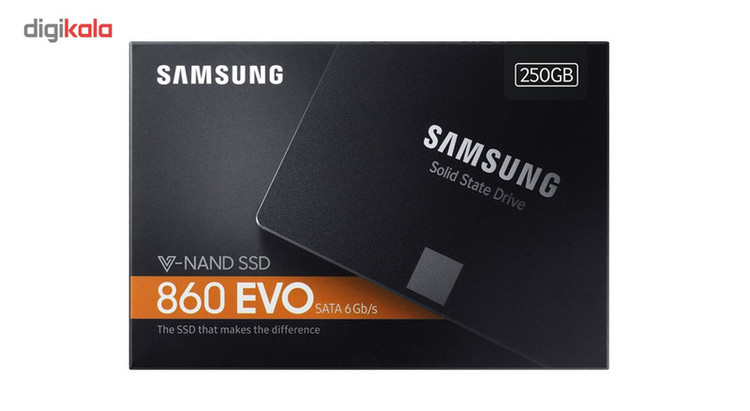 اس اس دی سامسونگ مدل 860 Evo ظرفیت 250 گیگابایت استوک