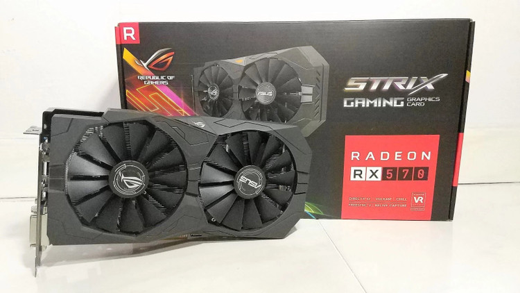 کارت گرافیک ایسوس مدل ROG Strix RX570 8G Gaming استوک