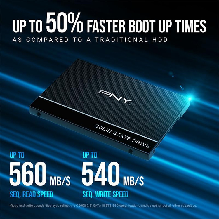 اس اس دی اینترنال پی ان وای مدل CS900 Series SATA III ظرفیت 240 گیگابایت استوک
