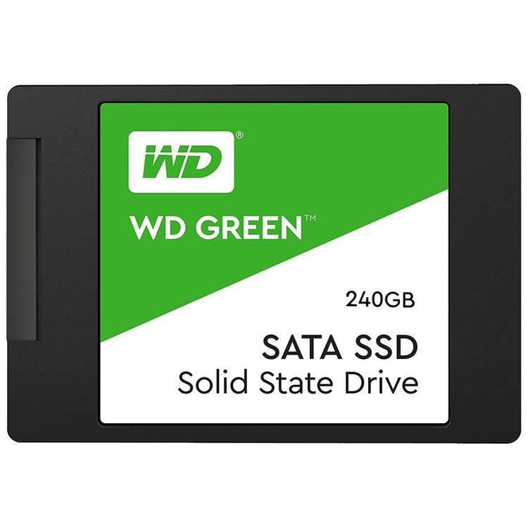 اس اس دی اینترنال SATA III وسترن دیجیتال مدل Green ظرفیت 240 گیگابایت استوک کارکرد 30 ساعت