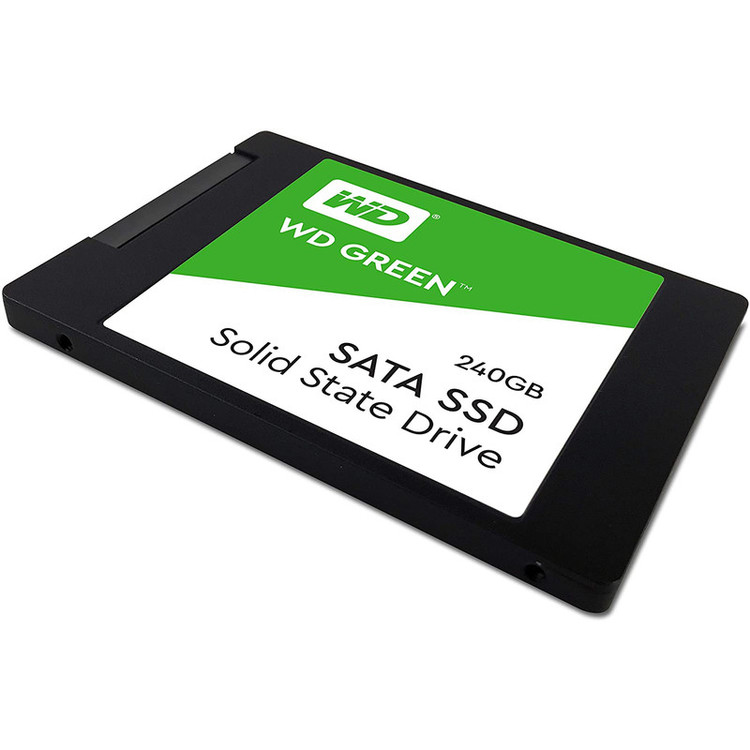 اس اس دی اینترنال SATA III وسترن دیجیتال مدل Green ظرفیت 240 گیگابایت استوک کارکرد 30 ساعت