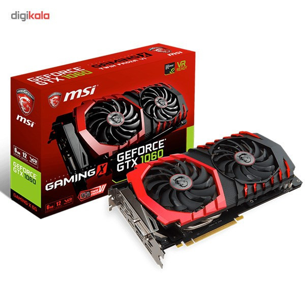 کارت گرافیک ام اس آی مدل GeForce GTX 1060 GAMING X 6G استوک