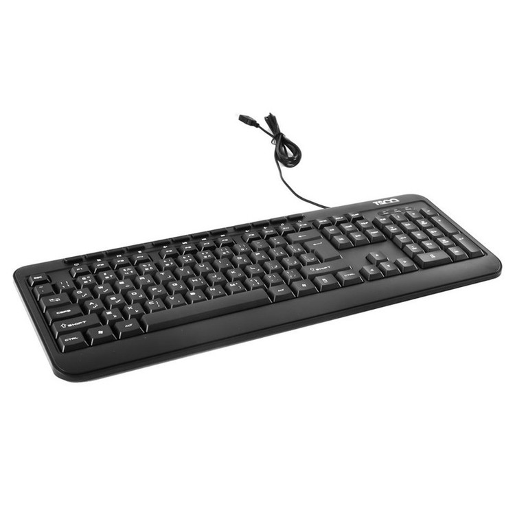 کیبورد تسکو مدل TKM 8011، سوئیچ ممبران، Full Size استوک در حد نو
