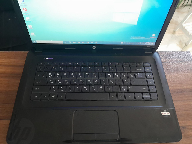 لپ تاپ اچ پی لپ تاپ "15.6 اچ پی مدل HP Notebook / پردازنده AMD E2-1800 APU ظرفیت اس اس دی 240 گیگابایت _ رم 8 گیگابایت استوک