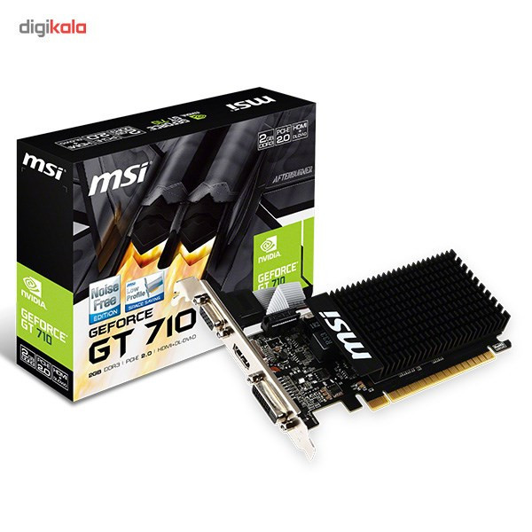 کارت گرافیک ام اس آی مدل GT 710 2GD3H LP استوک