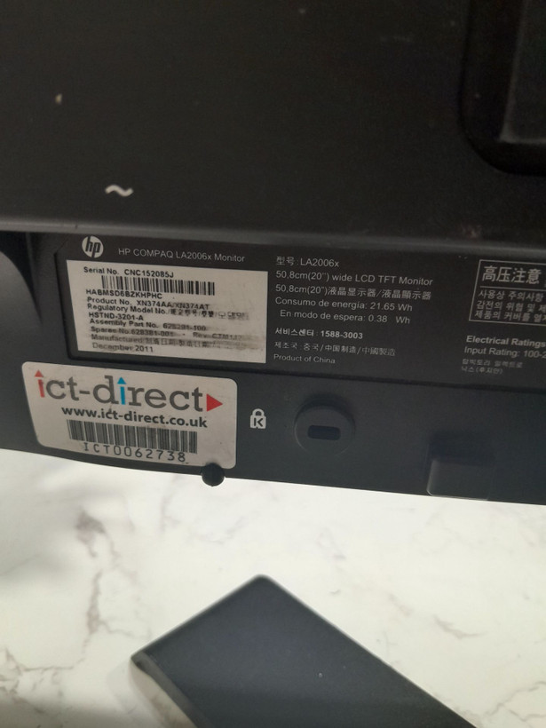 مانیتور HP مدل Compaq LA2006X استوک
