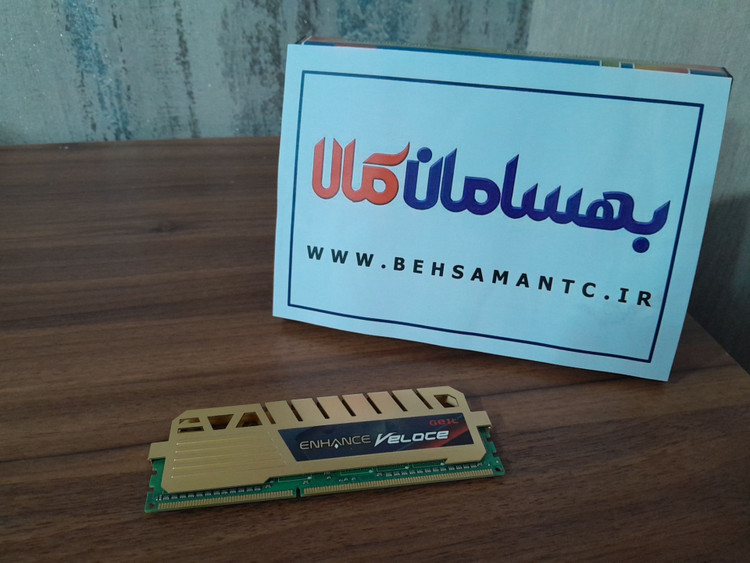 رم دسکتاپ DDR3 تک کاناله 1600 مگاهرتز CL9 گیل مدل Enhance Veloce ظرفیت 4 گیگابایت استوک