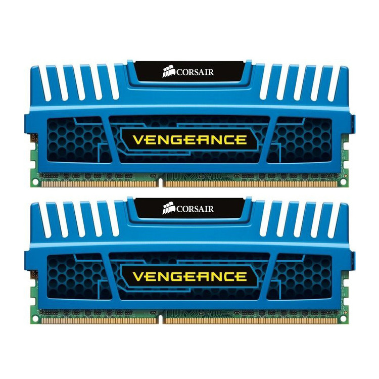 رم دسکتاپ DDR3 1600 مگاهرتز CL9 کورسیر مدل Vengeance Blue ظرفیت 4گیگابایت استوک