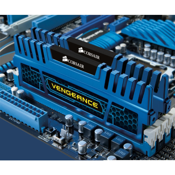 رم دسکتاپ DDR3 1600 مگاهرتز CL9 کورسیر مدل Vengeance Blue ظرفیت 4گیگابایت استوک