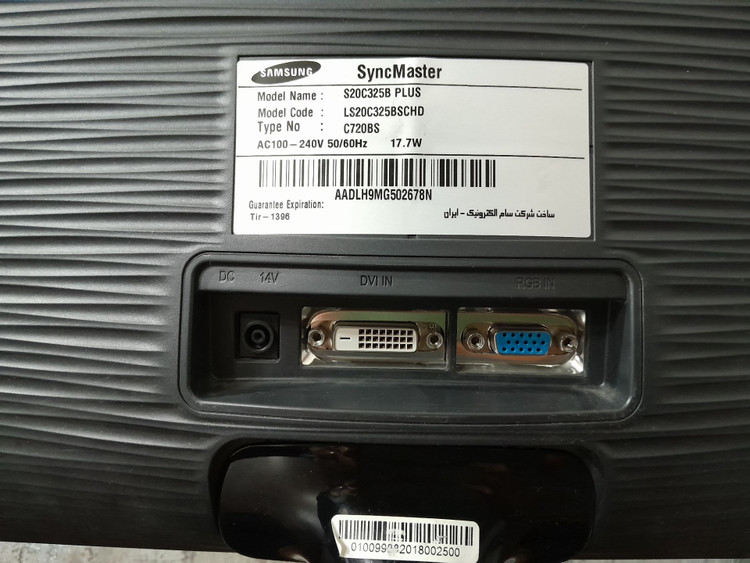 مانیتور سامسونگ S20C325B Plus سایز 20 اینچ استوک