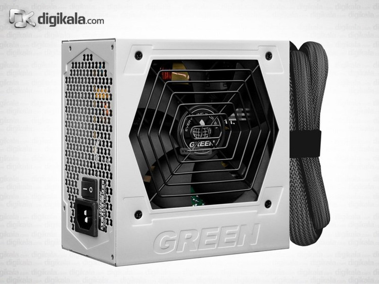 منبع تغذیه کامپیوتر گرین مدل GP480A-SP توان480 وات استوک