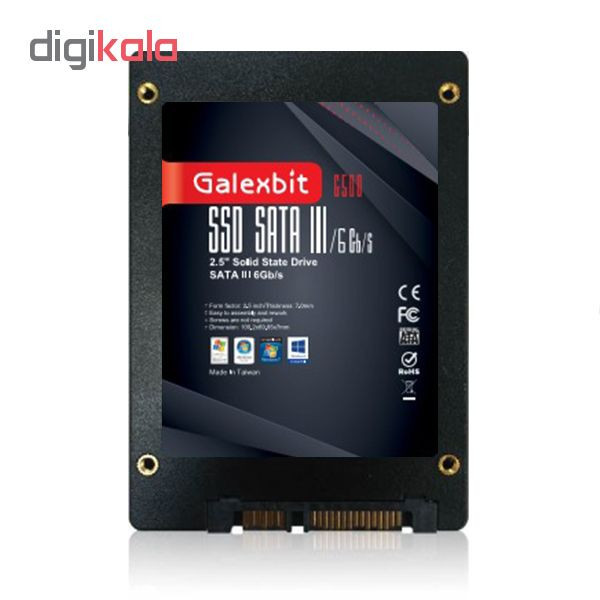 اس اس دی اینترنال گلکسبیت مدل G500 ظرفیت 480 گیگابایت استوک کارکرد یک روز (24 ساعت )