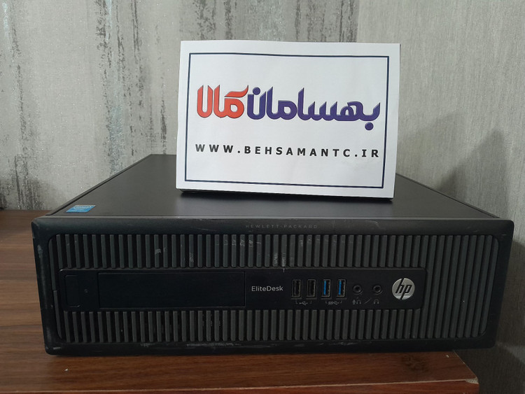 مینی کیس اچ پی HP EliteDesk 800 G1 SFF مدل Core i5 نسل 4/ ram4/hard 500 استوک