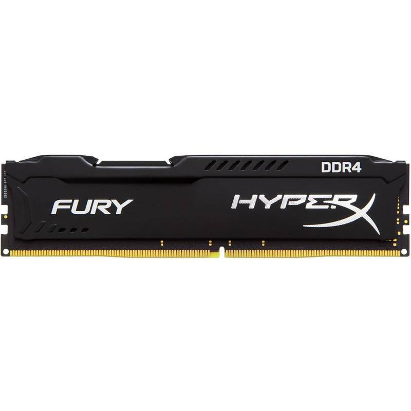 رم کامپیوتر کینگستون مدل HyperX Fury DDR4 2400MHz CL15 ظرفیت 8 گیگابایت استوک