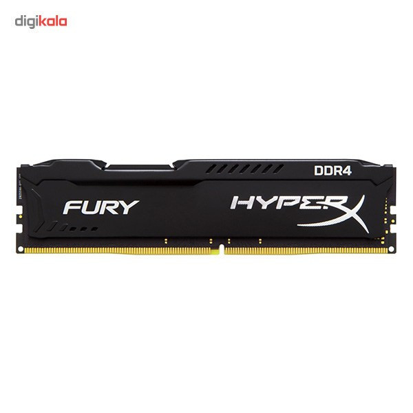 رم کامپیوتر کینگستون مدل HyperX Fury DDR4 2400MHz CL15 ظرفیت 8 گیگابایت استوک