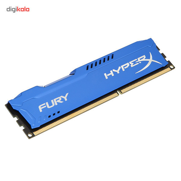 رم کامپیوتر کینگستون مدل HyperX Fury DDR3 1600MHz CL10 ظرفیت 4 گیگابایت