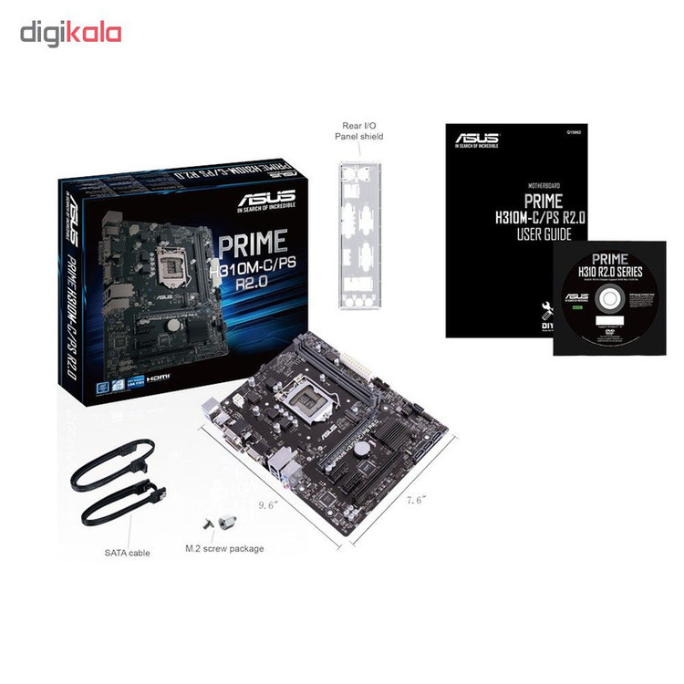 مادربرد ایسوس مدل PRIME H310M-C/PS R2.0 استوک